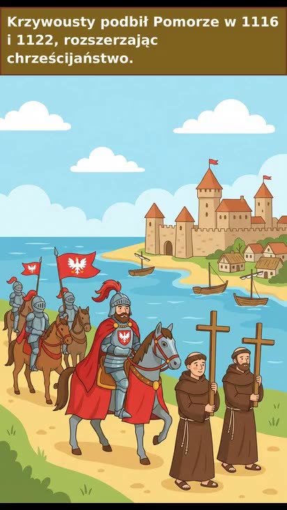 Kadr z teledysku „Krzywousty i kłótliwi synowie”